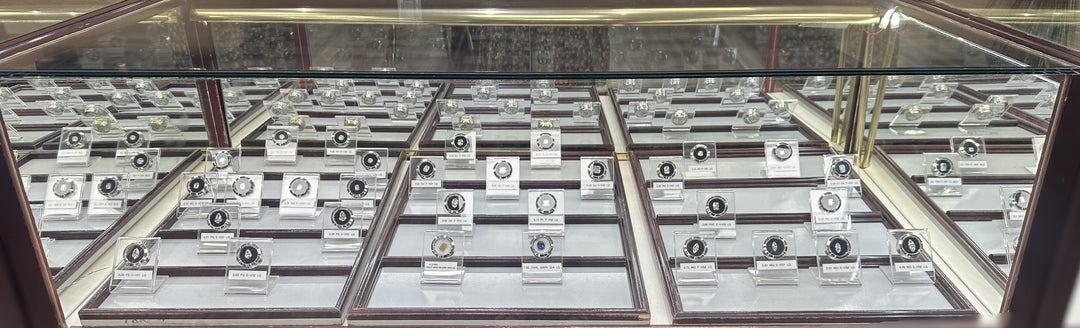 We have a large selection of natural and lab-grown diamonds!
