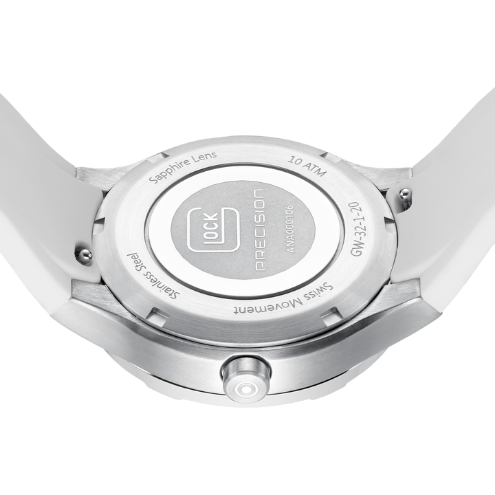 GLOCK GW-32-1-20 36mm Stainless Steel with Silicone Strap Lady's Watch