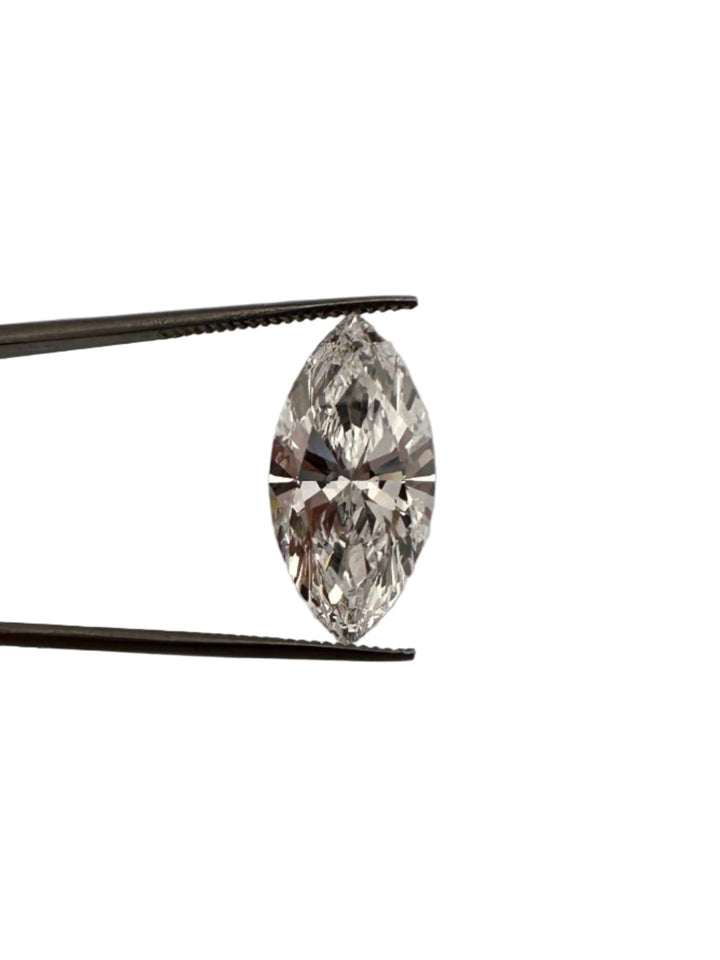 Loose IGI Graded 4.49ct Marquise Cut Lab-Grown Diamond, E Color & VS2 Clarity