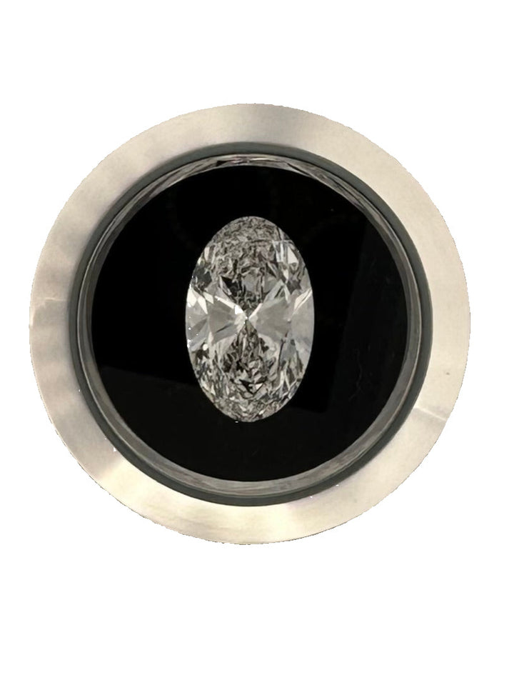 Loose IGI Graded 5.02ct Oval Brilliant Lab-Grown Diamond, F Color, VS1 Clarity