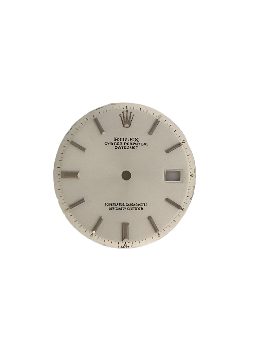 Silver 36mm Aftermarket Rolex Dial