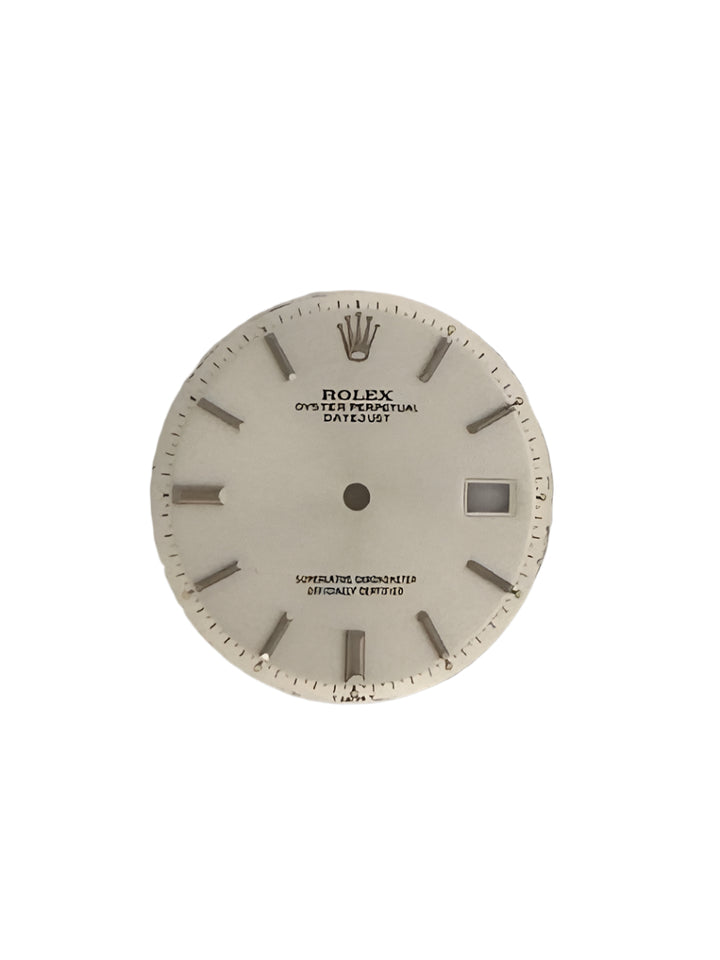 Silver 36mm Aftermarket Rolex Dial