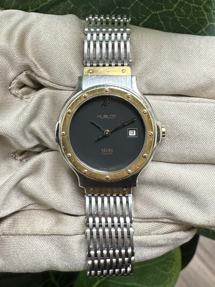 Hublot Lady's MDM Depose 28mm Two-Tone Stainless Steel Bracelet Watch