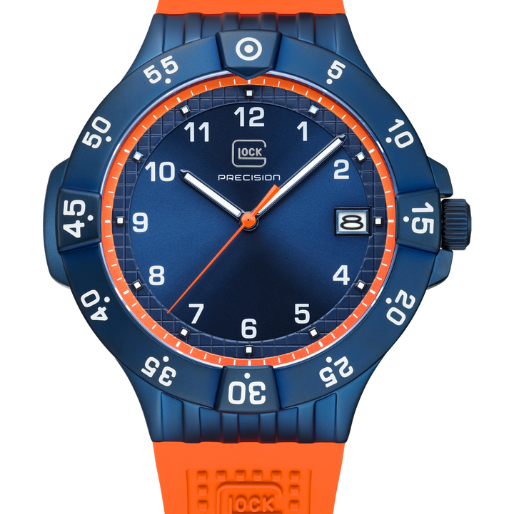 GLOCK GW-15-8-22 43mm Limited Edition Stainless Steel Quartz Watch with Interchangeable Straps