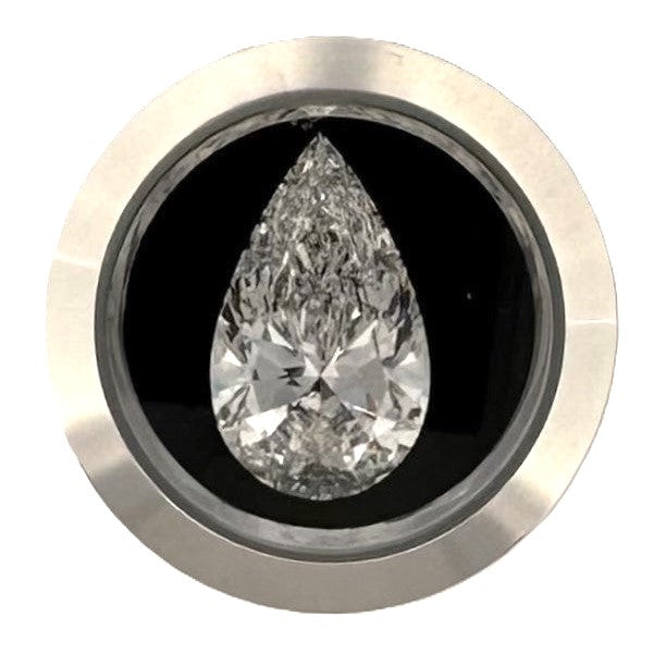 Loose IGI Graded 10.51ct Pear Shaped Lab-Grown Diamond, F Color, VS1 Clarity