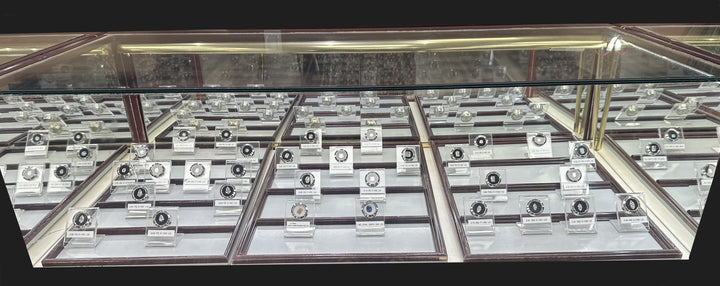 We have a large selection of natural and lab-grown diamonds!