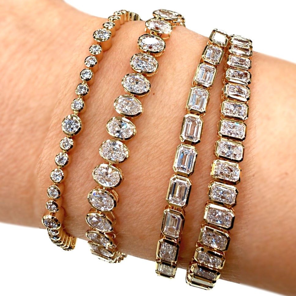 We love bezel bracelets!