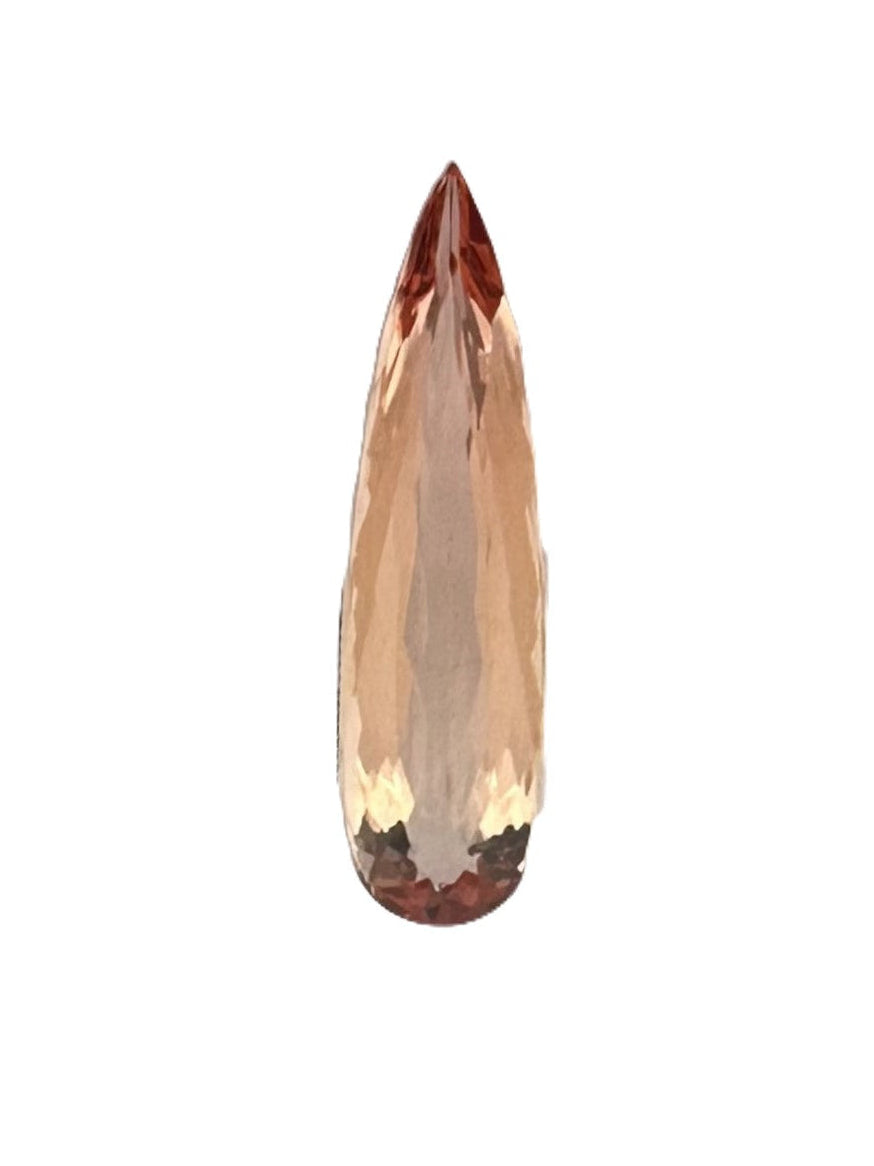13.44ct Pear Shaped Imperial Topaz Loose Gemstone
