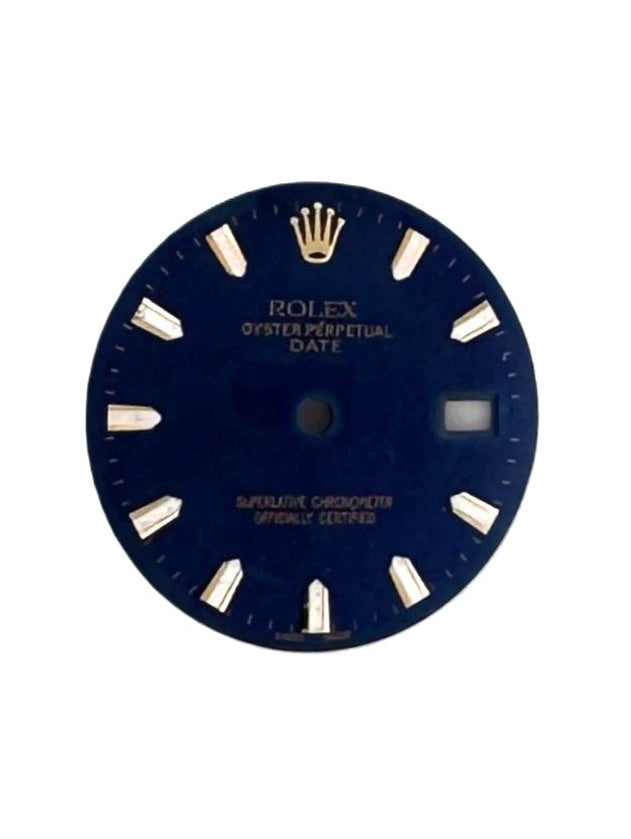 Dial for Rolex Datejust 36mm Blue with Tritium Markers