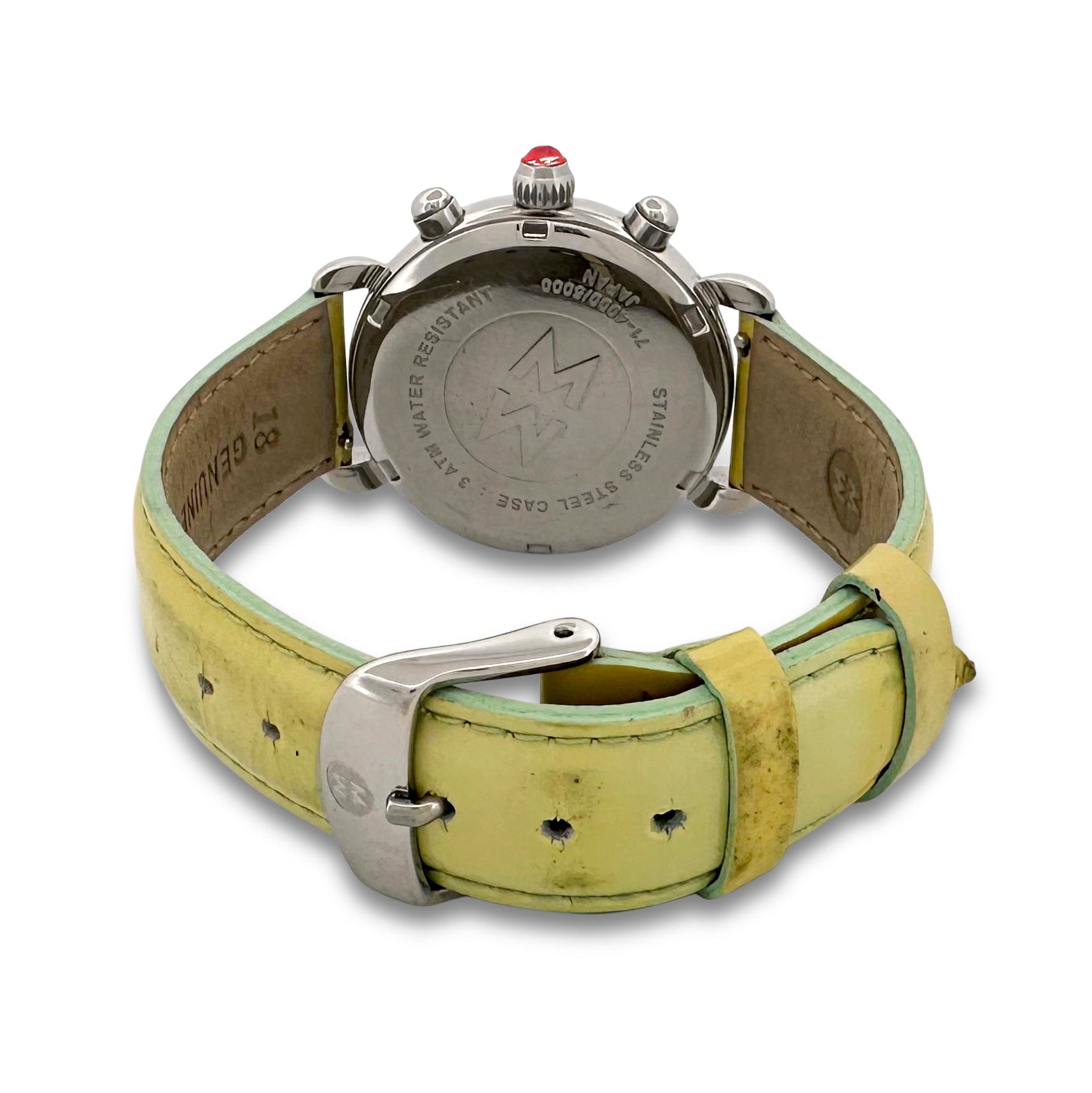 MICHELE ミシェル CSX クロノグラフ ダイヤベゼル レディース 時計 New Michele CSX Signature MWW03M000141 Yellow Gold Tone