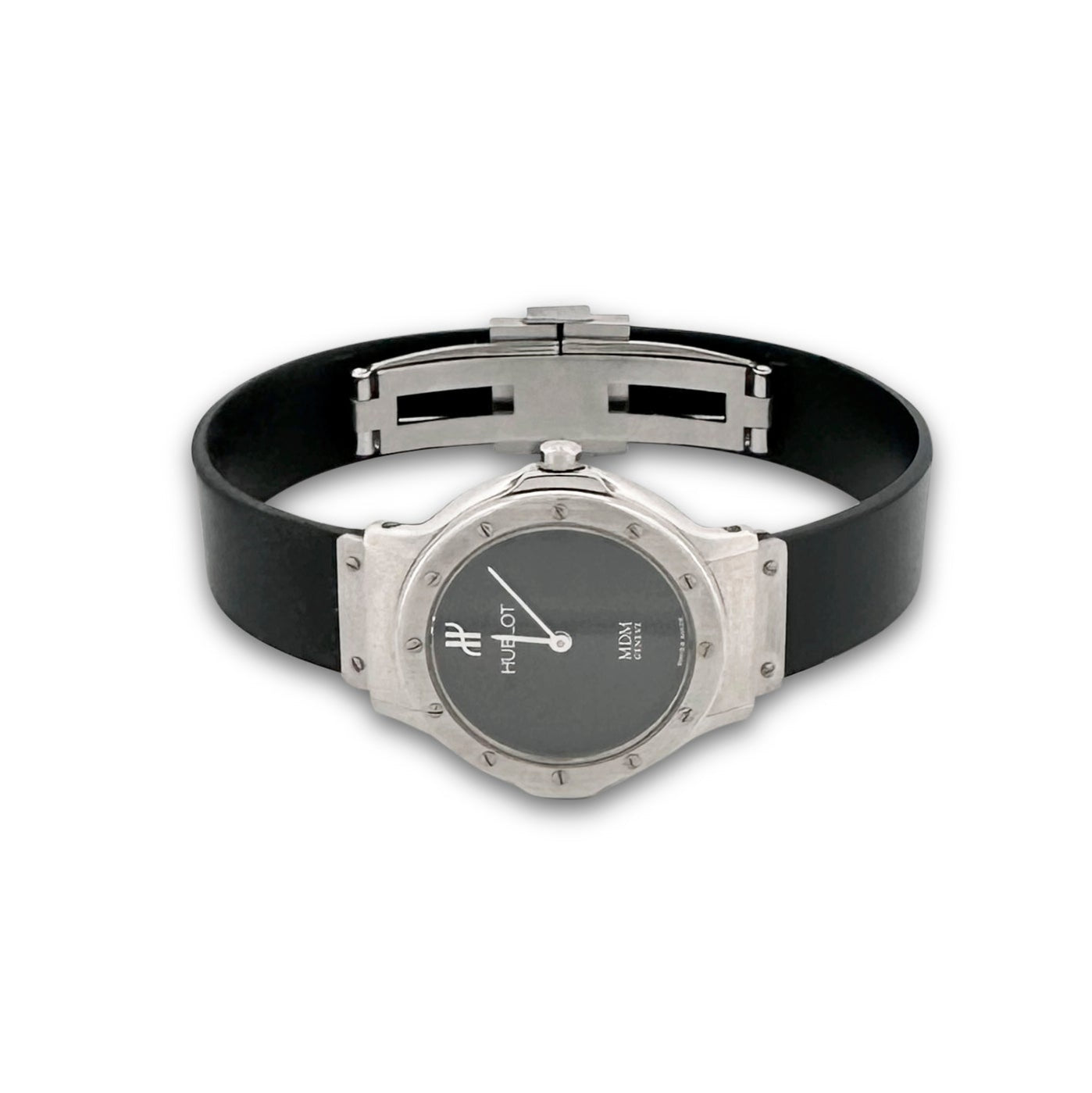 Hublot MDM Classic 24mm Stainless Steel Rubber Strap Watch – Elite