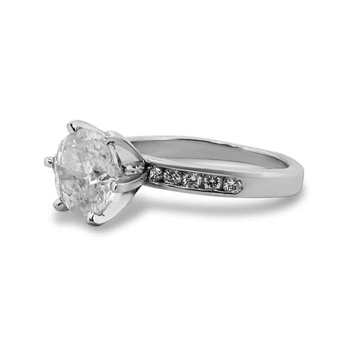2.30ctw Round Brilliant Diamond Wedding Set in Platinum