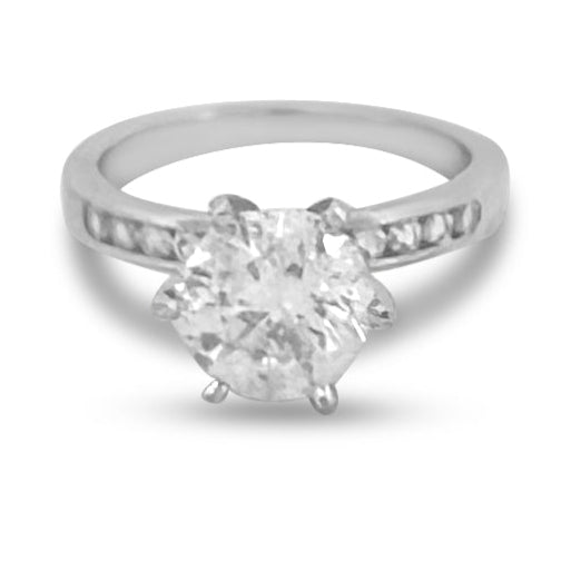 2.30ctw Round Brilliant Diamond Wedding Set in Platinum