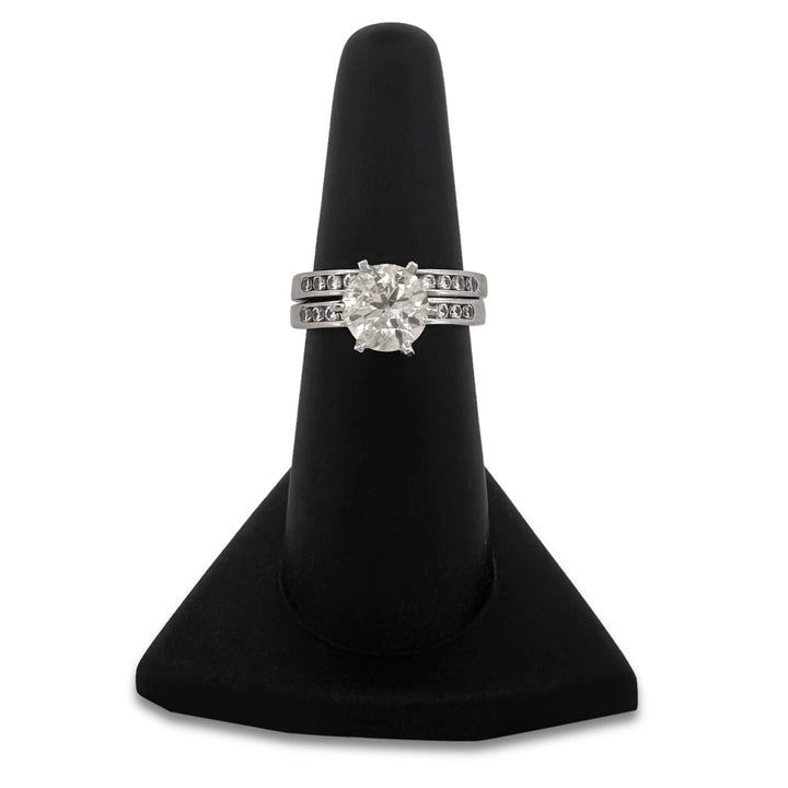 2.30ctw Round Brilliant Diamond Wedding Set in Platinum