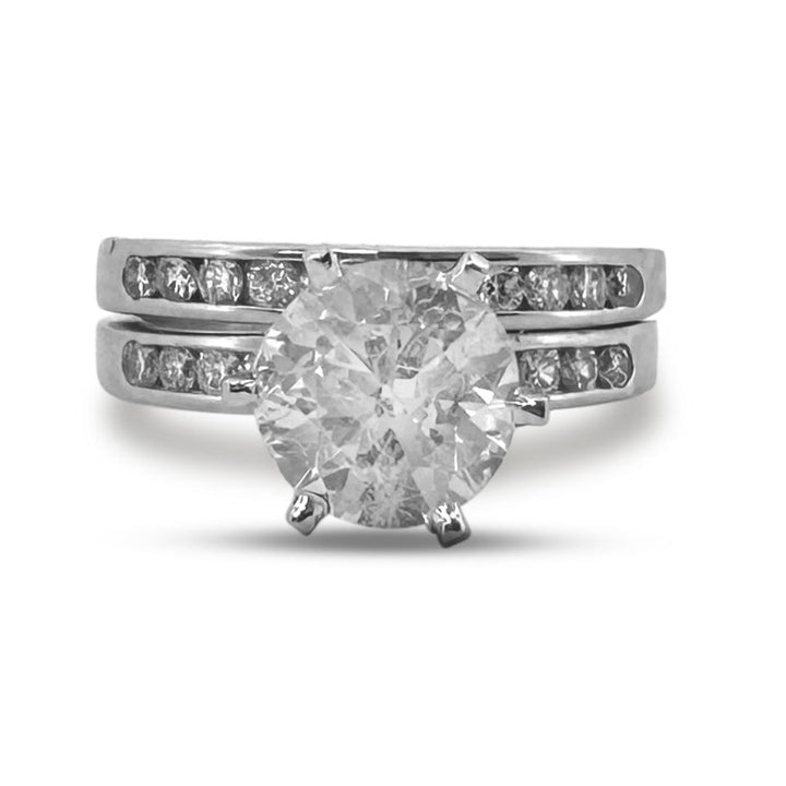2.30ctw Round Brilliant Diamond Wedding Set in Platinum
