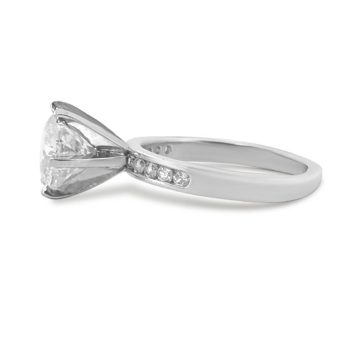 2.30ctw Round Brilliant Diamond Wedding Set in Platinum