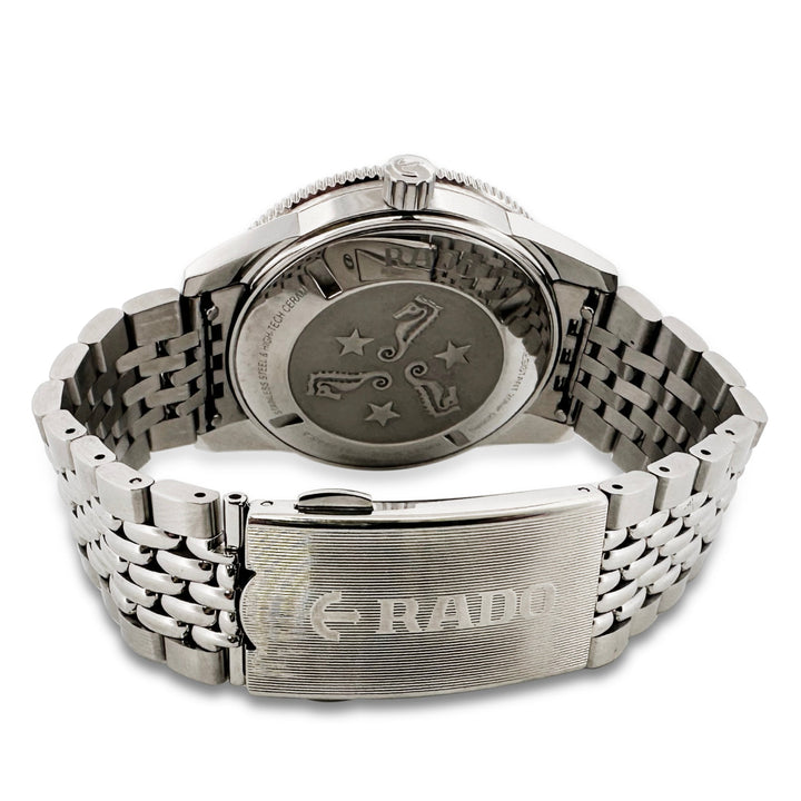 Rado Captain Cook Automatic Blue Dial Stainless Steel Watch with Box & Papers