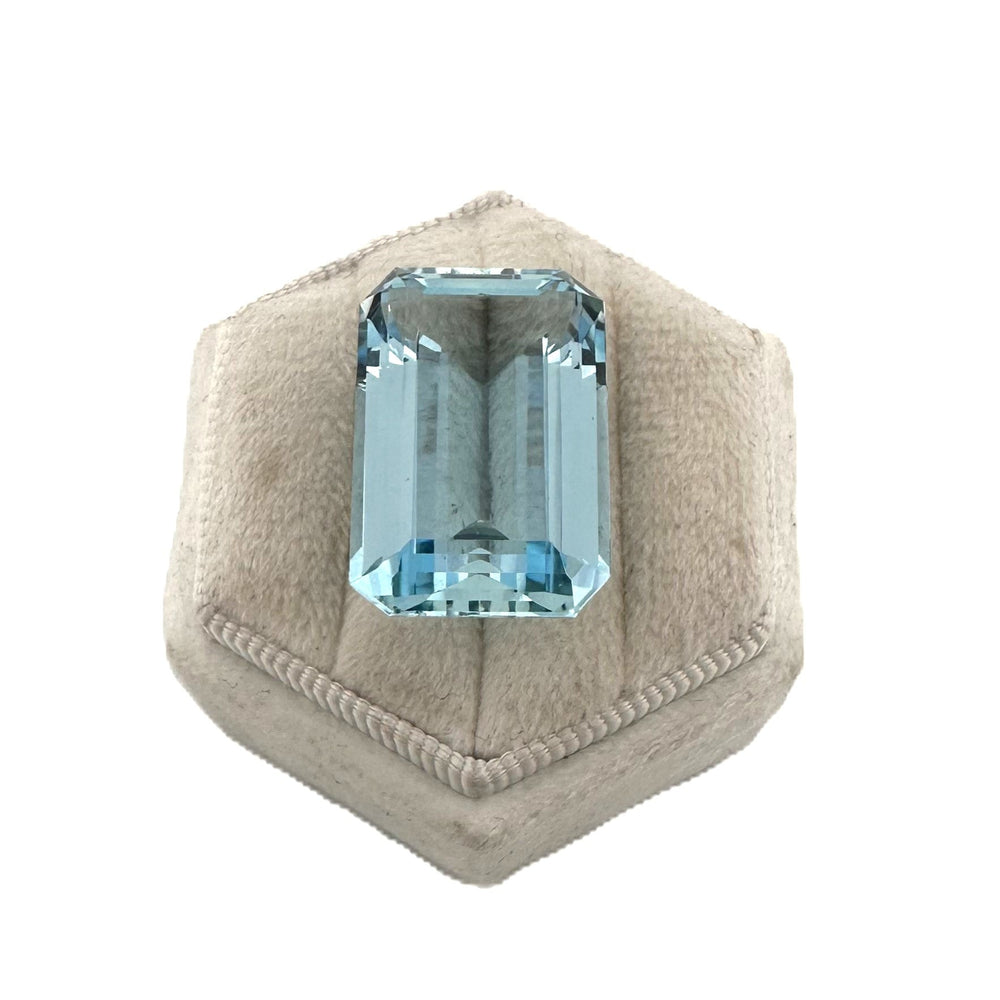 39.37ct Emerald Cut Aquamarine Loose Gemstone