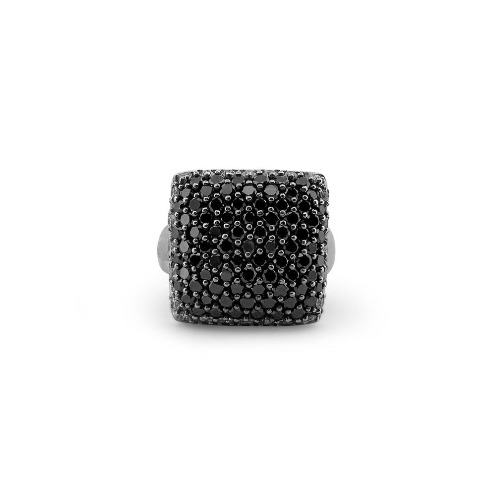 2.50ctw Black & White Diamond 14k White Gold Ring by Effy