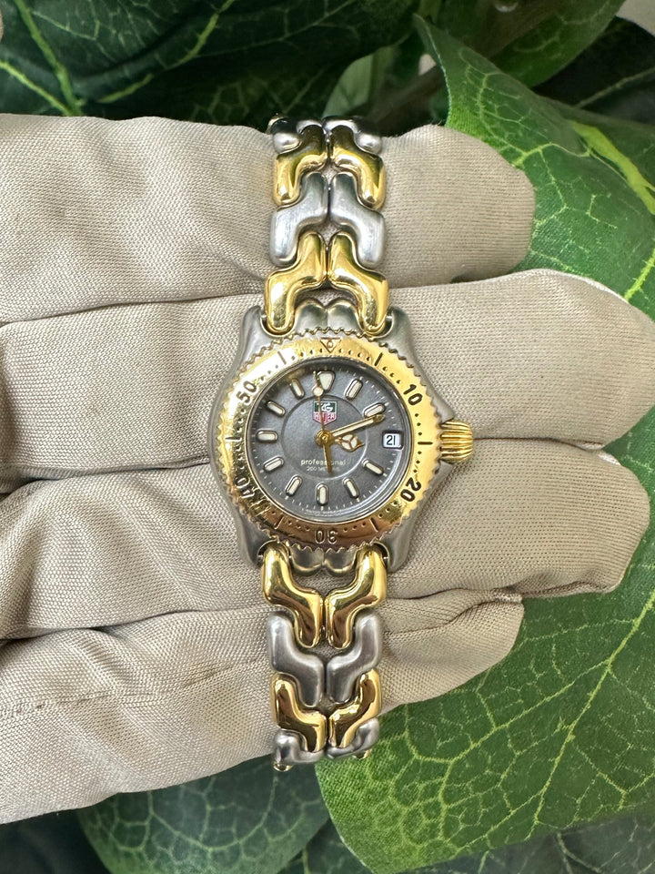 TAG Heuer Professional Grey Dial Two-tone Stainless Steel Lady's Watch