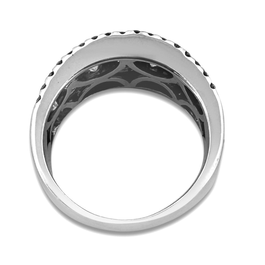 2ctw Round Brilliant Natural Diamond Band in 14k White Gold