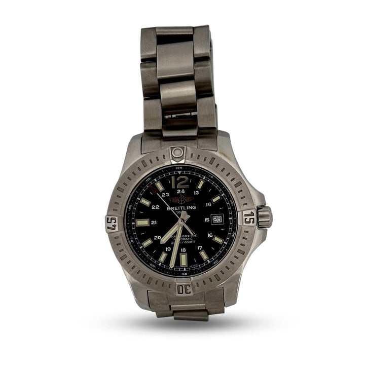 Breitling Colt 44mm Automatic Stainless Steel Bracelet Watch with Box and Papers