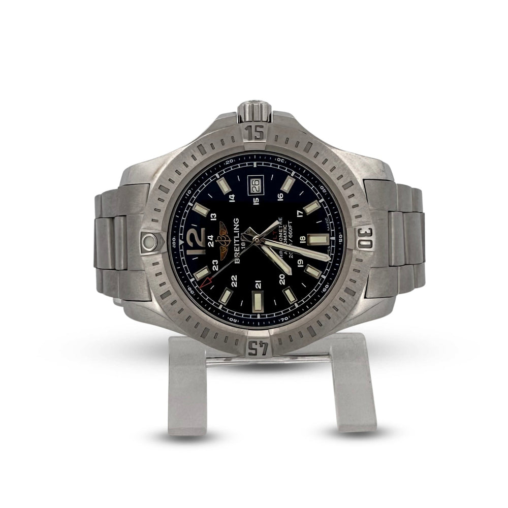 Breitling Colt 44mm Automatic Stainless Steel Bracelet Watch with Box and Papers