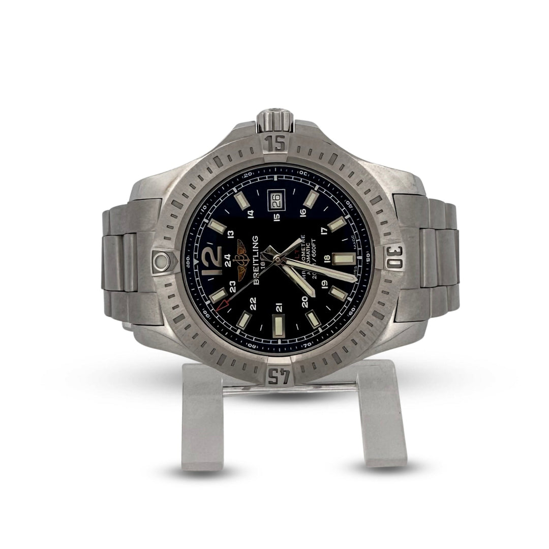 Breitling Colt 44mm Automatic Stainless Steel Bracelet Watch with Box and Papers