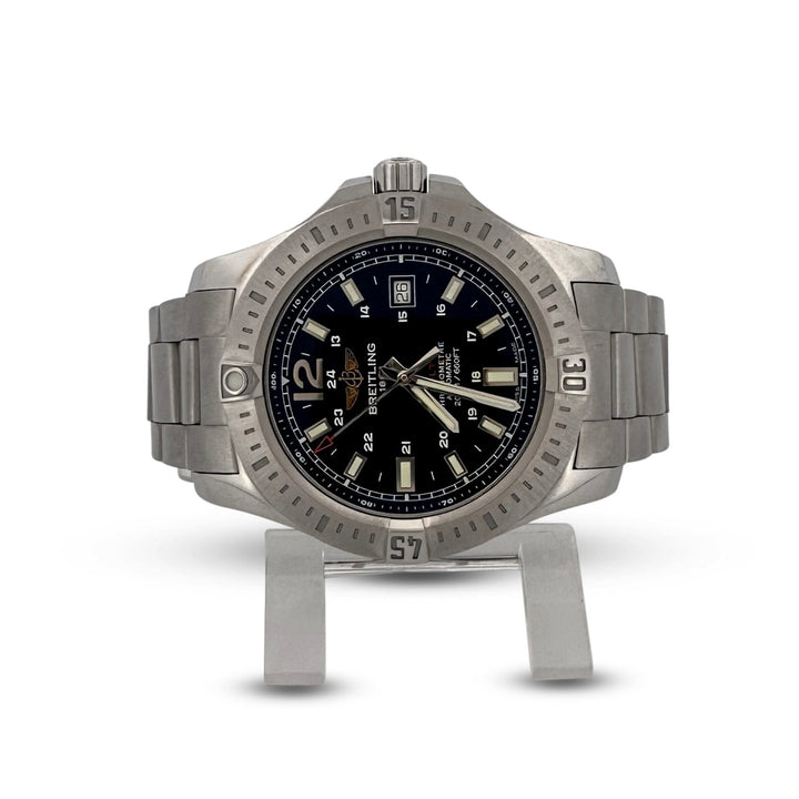 Breitling Colt 44mm Automatic Stainless Steel Bracelet Watch with Box and Papers