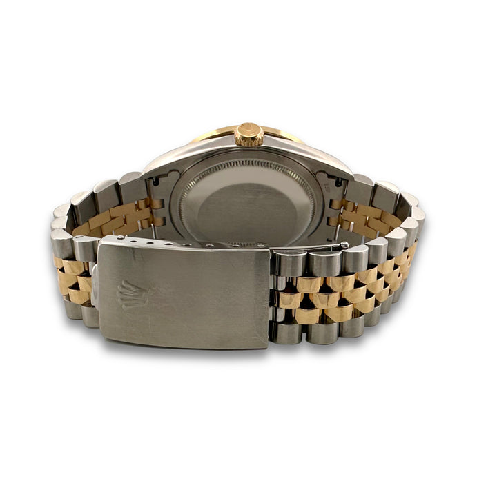 Sold! Rolex 36mm Two-tone 1995 Datejust with Diamonds Stainless Steel and 18k Yellow Gold Watch