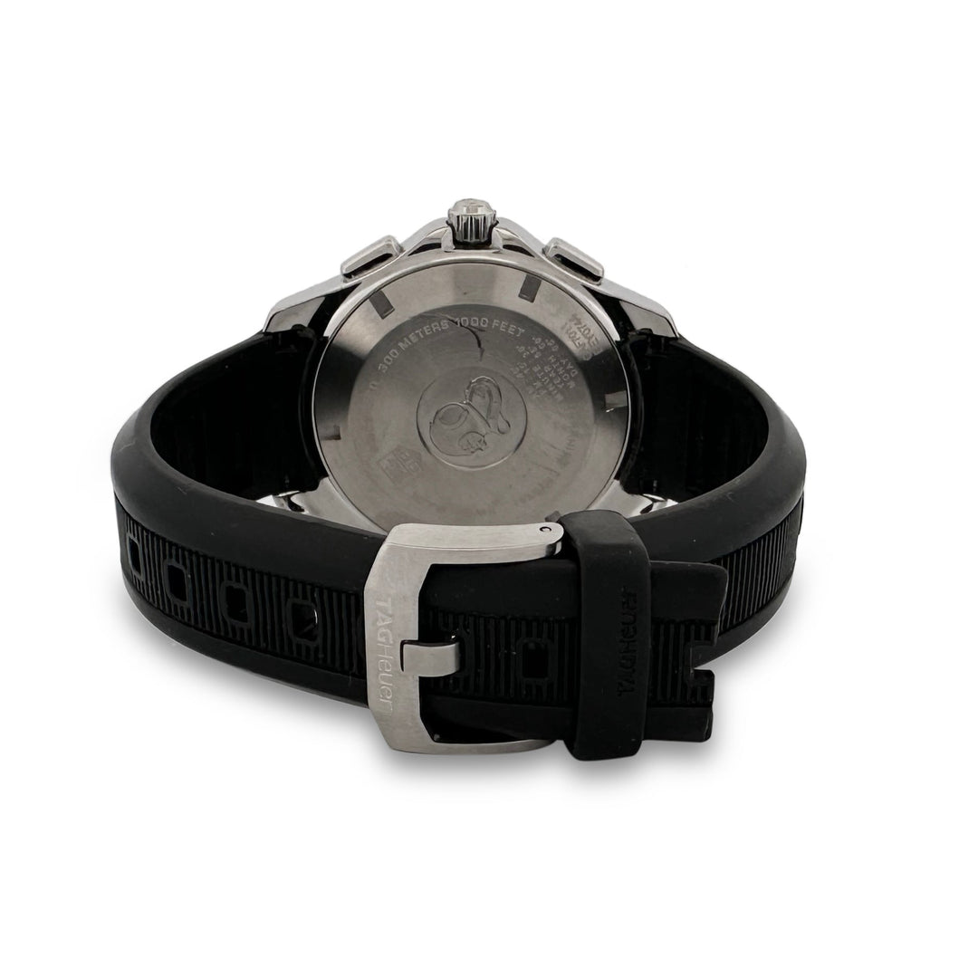 TAG Heuer Aquaracer Calibre S Quartz Stainless Steel Rubber Strap Watch