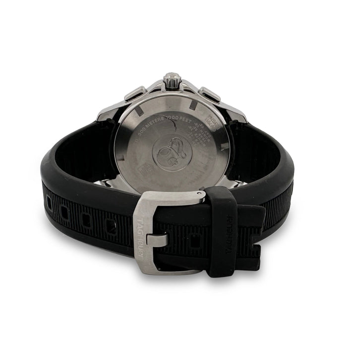 TAG Heuer Aquaracer Calibre S Quartz Stainless Steel Rubber Strap Watch