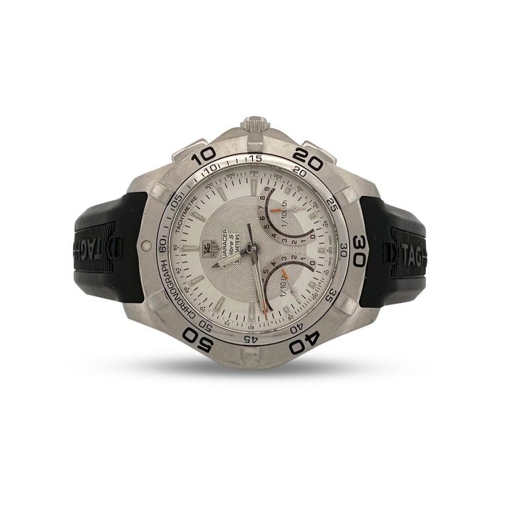 TAG Heuer Aquaracer Calibre S Quartz Stainless Steel Rubber Strap Watch