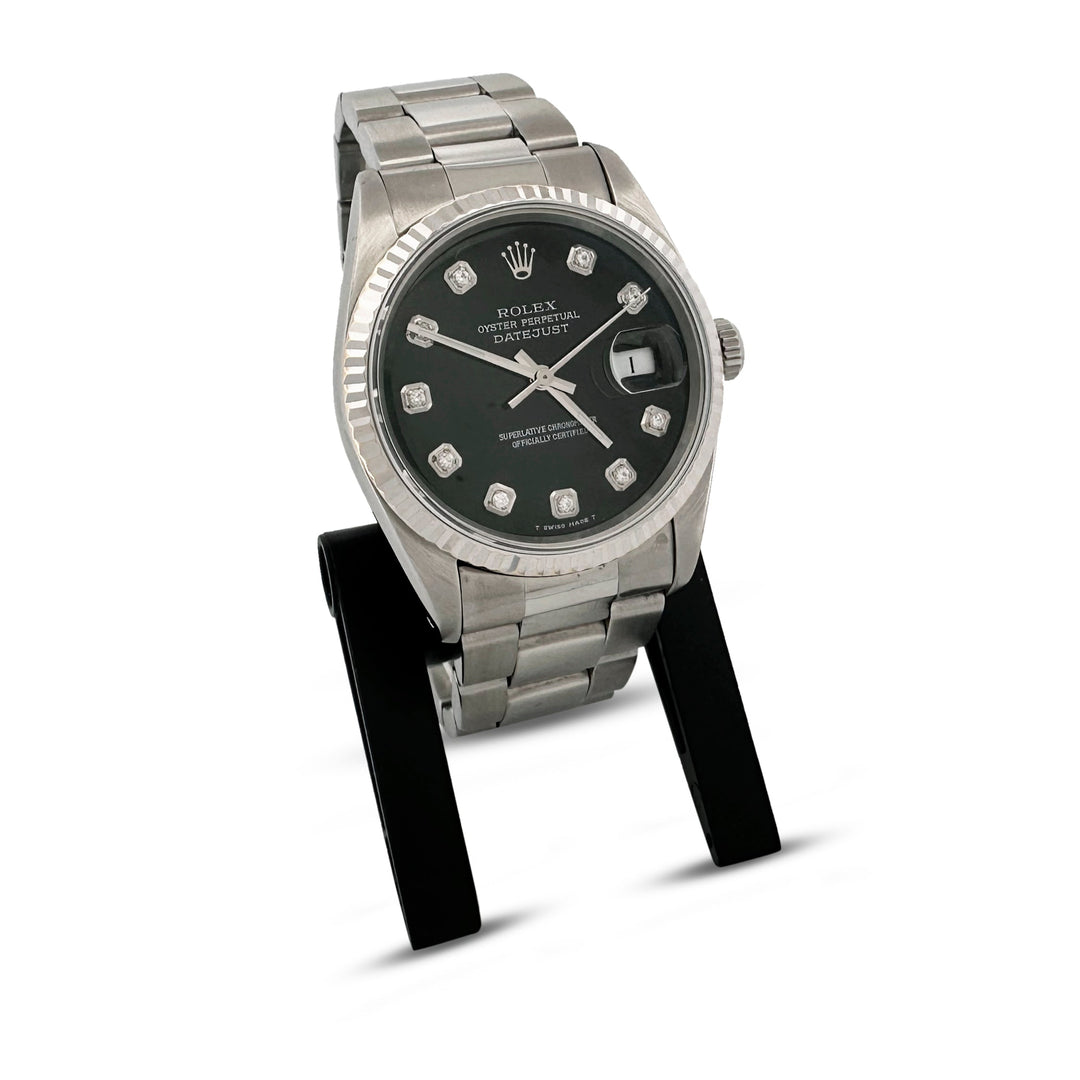 1991 Rolex Datejust 36mm Stainless Steel Oyster Bracelet Watch