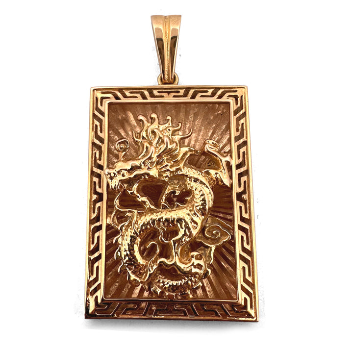 Dragon Pendant in 18k Yellow Gold