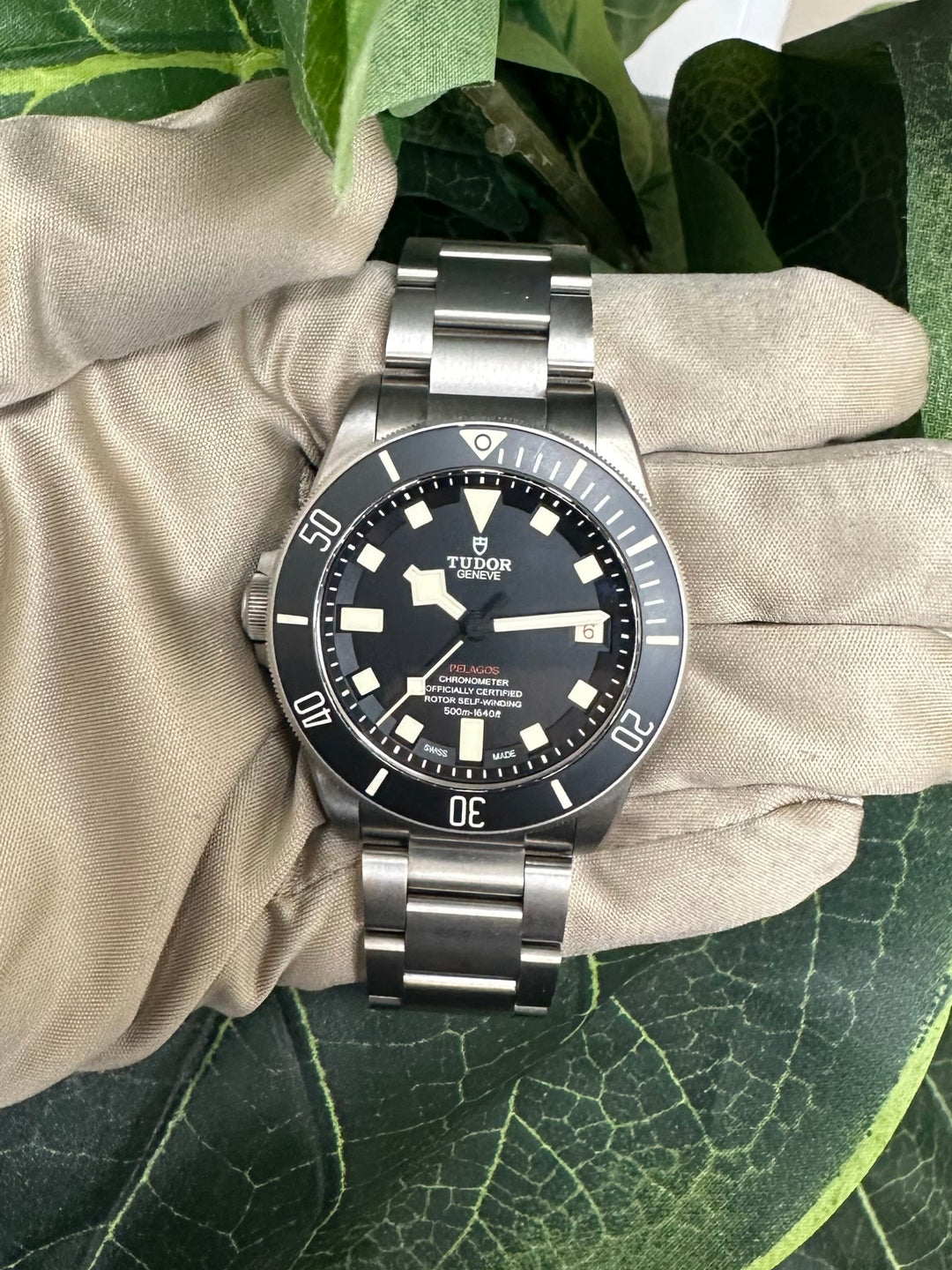 2023 Tudor Pelagos Left Handed Titanium 42mm Bracelet Watch with