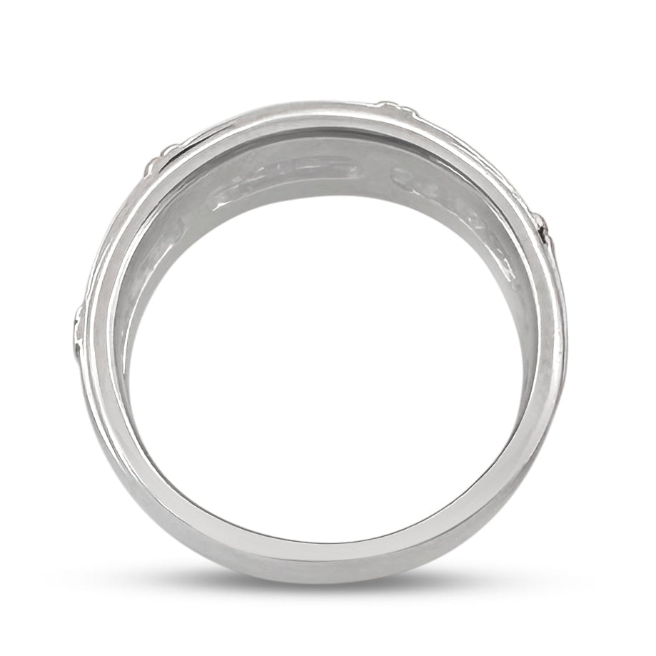 0.50ctw Round Brilliant Natural Diamond Band in 10k Two-tone Gold