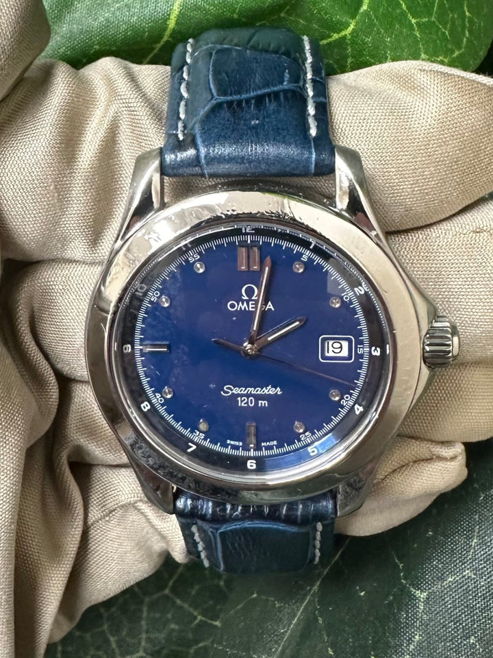 Omega Seamaster 120m 36mm Stainless Steel Quartz Strap Watch