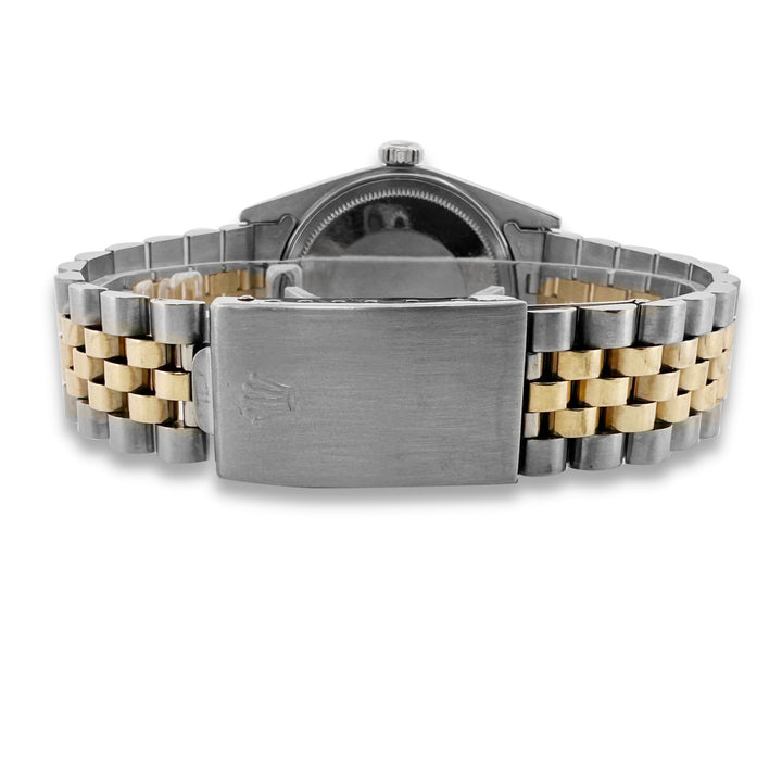 1978 Rolex Datejust 36mm Two-tone 18K Yellow Gold & Stainless Steel with Diamond Bezel Jubilee Bracelet Watch