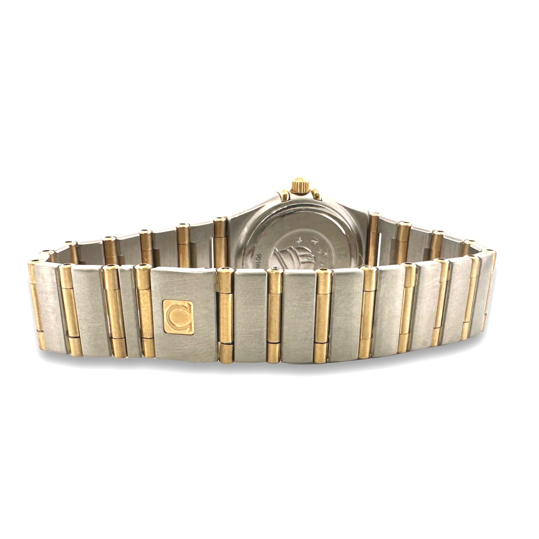 Omega Constellation Mother of Pearl Dial with Diamond Markers Lady's Two-tone Stainless Steel & 18k Yellow Gold Watch