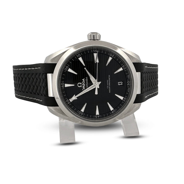 2024 Omega Seamaster Aqua Terra 41mm Stainless Steel Rubber Strap Watch with Box & Papers