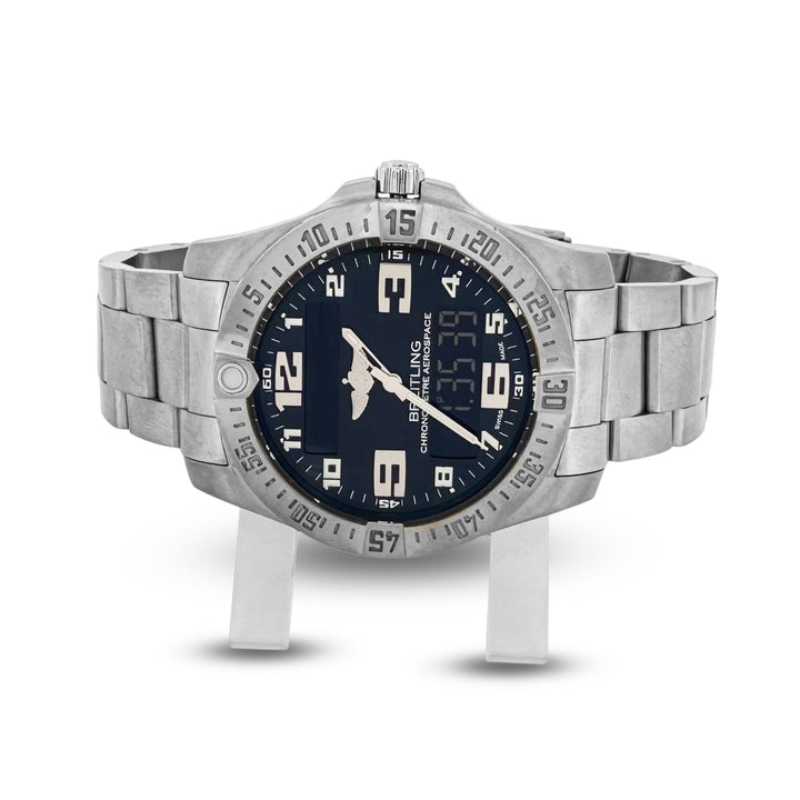 2016 Breitling Aerospace Evo 43mm Titanium Bracelet Watch with Box & Papers
