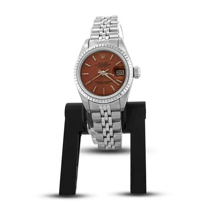 1991 Rolex Datejust 26mm Stainless Steel & White Gold Bezel Jubilee Bracelet Watch