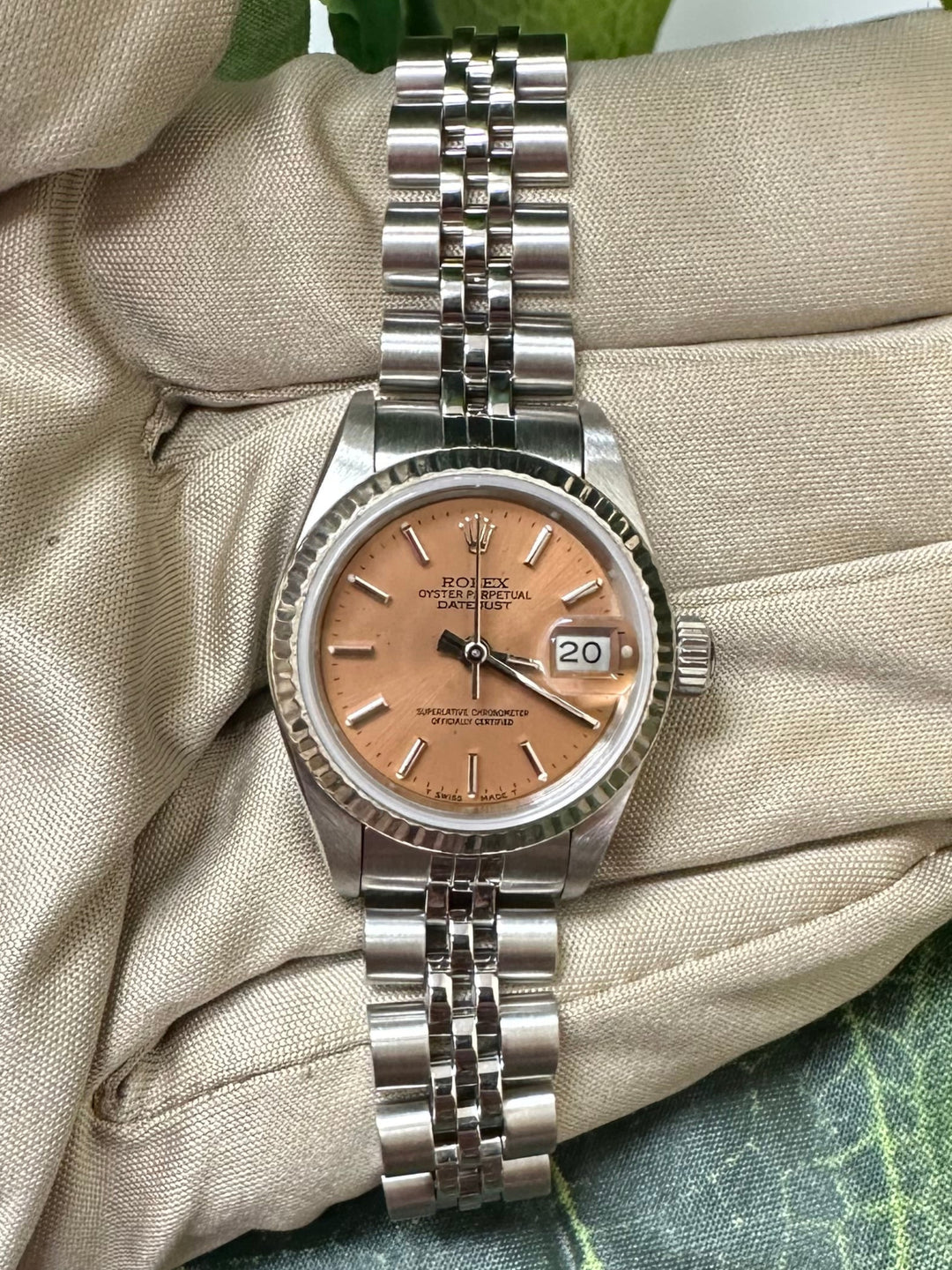 1991 Rolex Datejust 26mm Stainless Steel & White Gold Jubilee Bracelet Watch