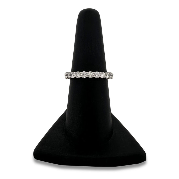 1.96ctw Round Brilliant Lab-Grown Diamond Eternity Stackable Band in 14k White Gold
