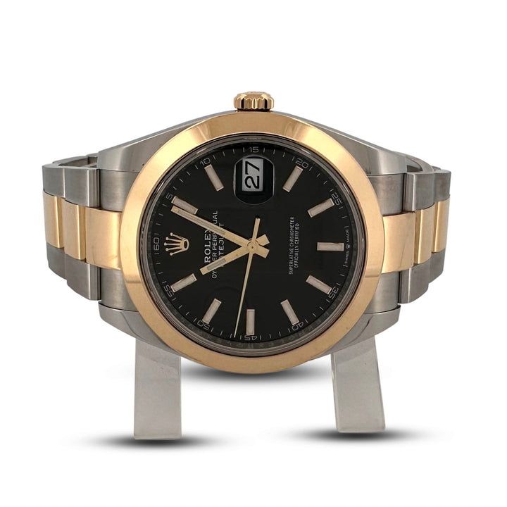 2023 Rolex Datejust 41mm Two-tone Oyster Bracelet Watch with Box & Papers