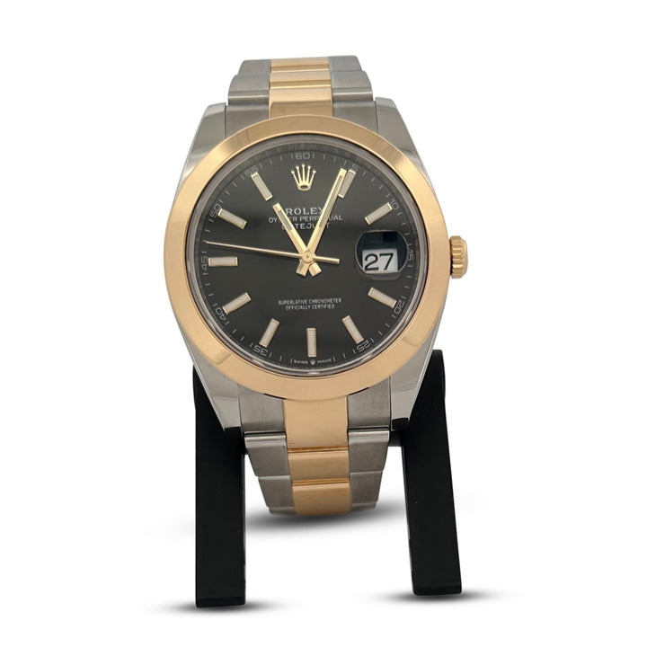 2023 Rolex Datejust 41mm Two-tone Oyster Bracelet Watch with Box & Papers