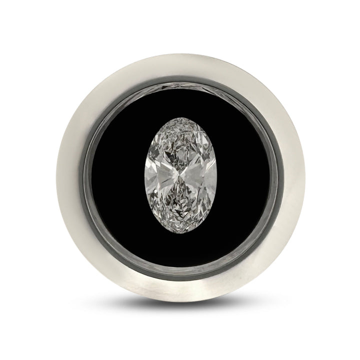 Loose IGI Graded 5.02ct Oval Brilliant Lab-Grown Diamond, F Color, VS1 Clarity