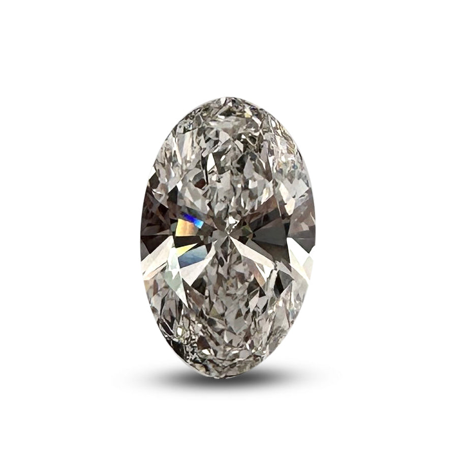 Loose IGI Graded 5.02ct Oval Brilliant Lab-Grown Diamond, F Color, VS1 Clarity