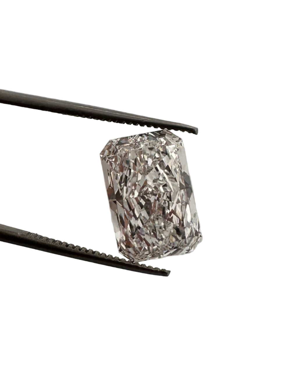 Loose IGI Graded 3.89ct Radiant Cut Lab-Grown Diamond, E Color,  VVS2 Clarity
